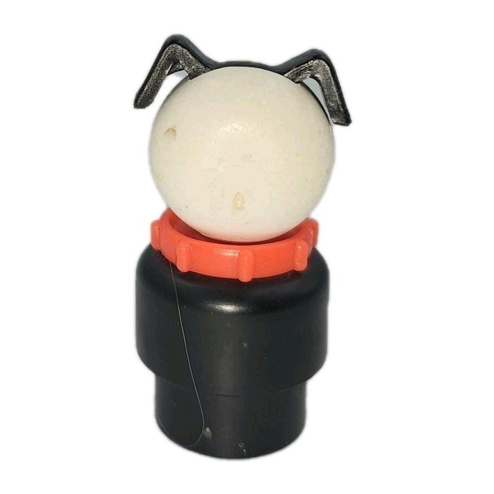 Vtg Fisher Price Little People Dog Plastic Body & Head Figure 1968 to 1974 - Picture 3 of 5